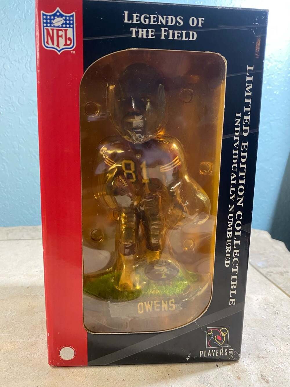Forever Collectibles NFL Legend Terrell Owens San Francisco 49ers Bobblehead